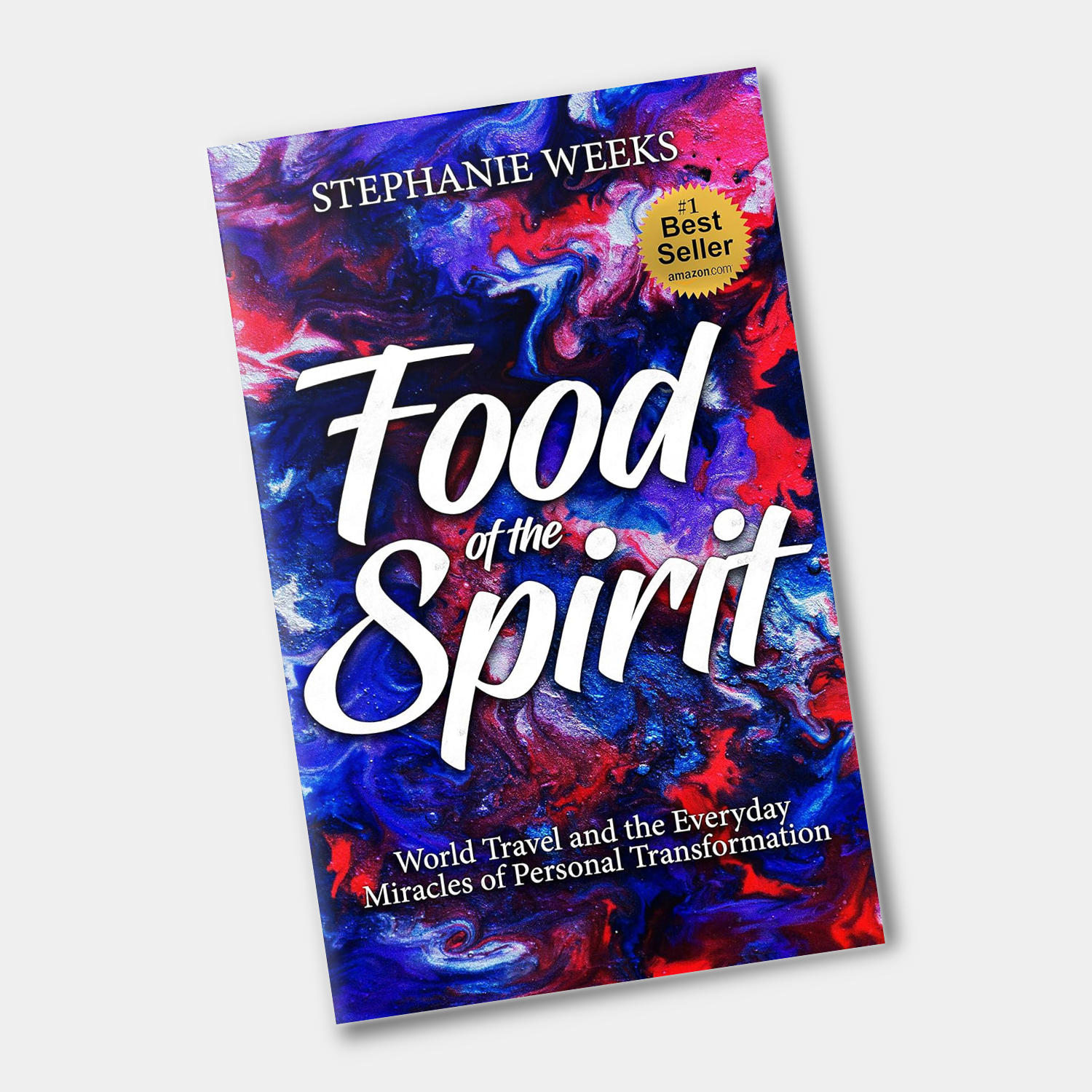 book cover for Food of the Spirit with a colorful background